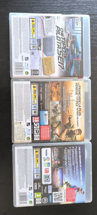 Conjunto de 3 jogos PlayStation 3 em boas condições+5 não funcionais