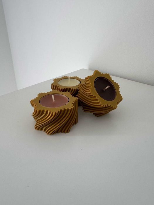 suporte para velas feito na impressora 3d