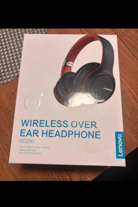 Słuchawki nauszne Lenovo HD200 – przewodowe z mozliwoscia bluetooth