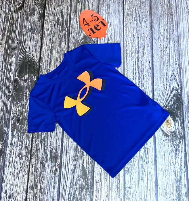 Футболка Under armour для мальчика 4-5 лет, 104-110 см