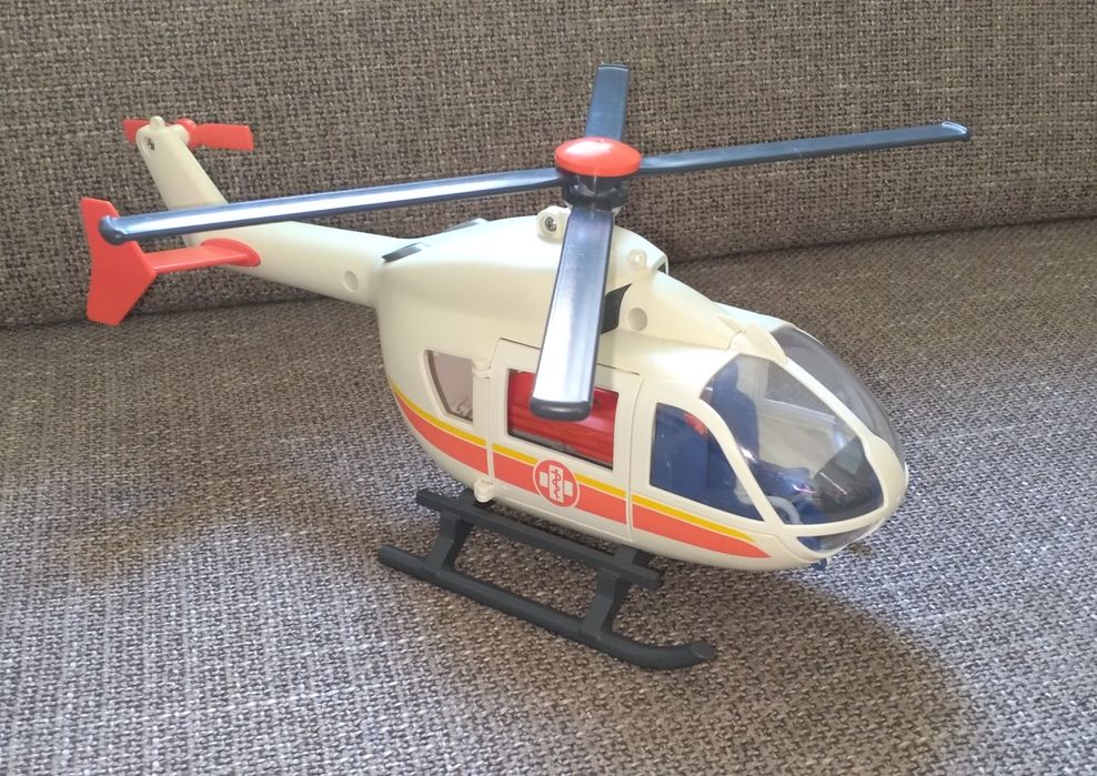Helicóptero resgate Playmobil