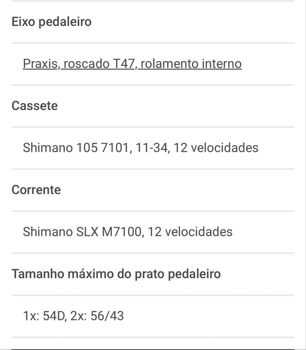 Shimano 105 Di2 12 velocidades NOVO!