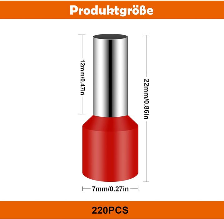 JIZZU Tulejka izolowana do linki 10mm, 220sztuk