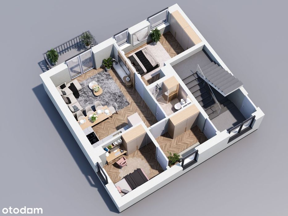 Kartuzy Centrum - Nowe mieszkanie z widokiem na 3 strony świata - Widok 2