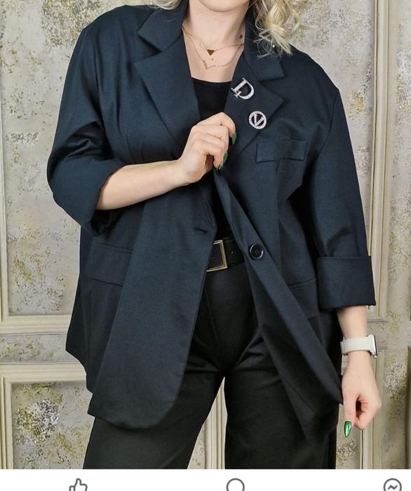 Marynarka Włoska plus size