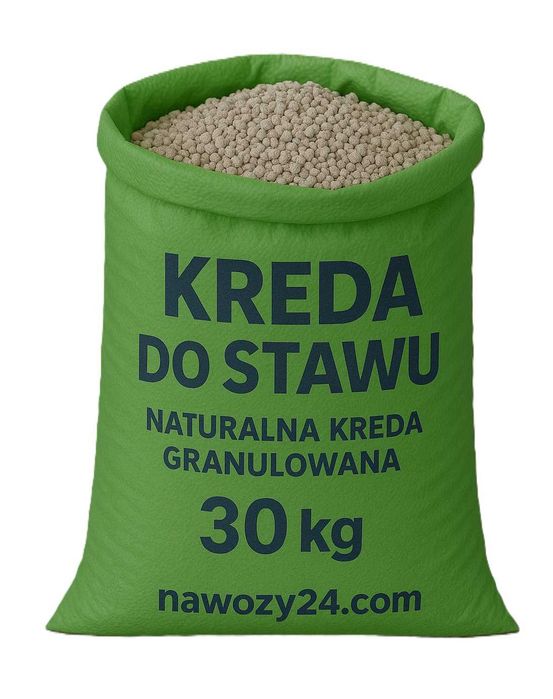 Kreda Stawowa 30kg - naturalna, ekologiczna, bezpieczna dla ryb