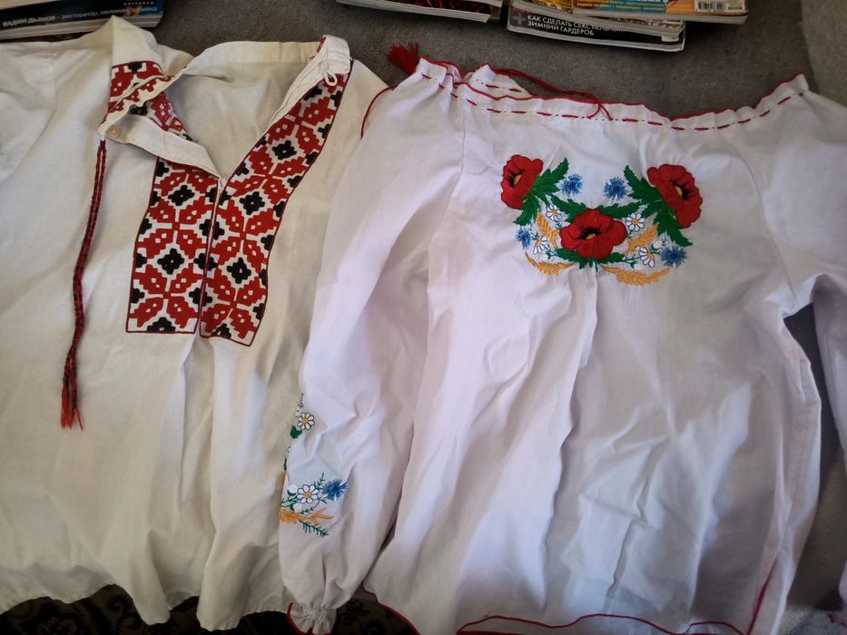 Вишиванки,жіночі і чоловічі.