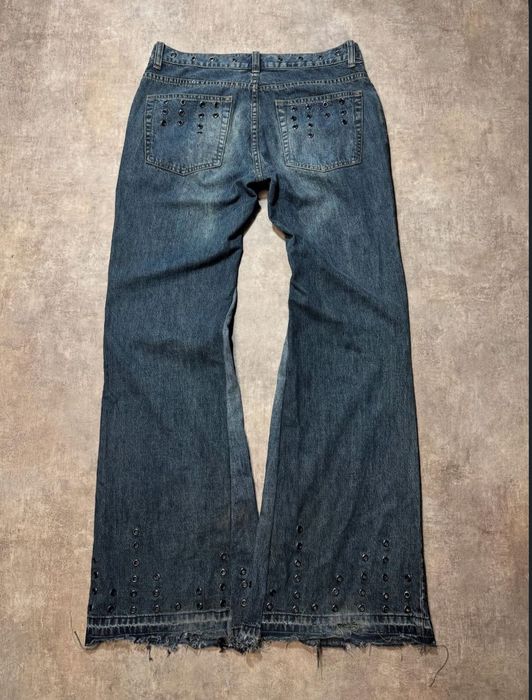 клеш джинсы фларед flare jeans кастом