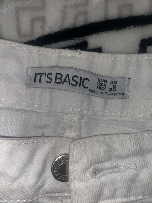 Джинсы It’s Basic белые