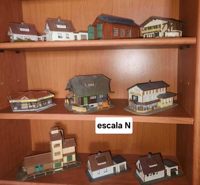 Edificios e casas á escala N
