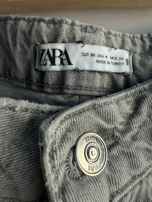 Джинси zara зара сірі