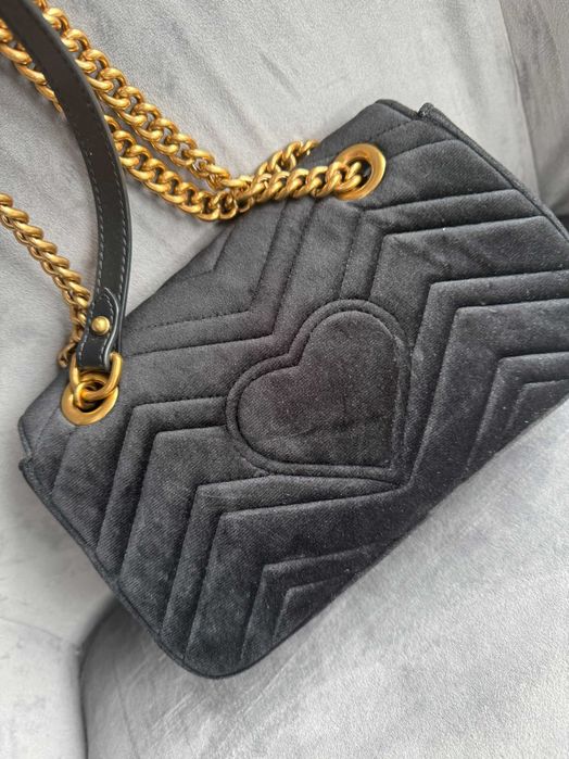 Torebka Velvet Matelassé (Inspiracja GG Marmont)