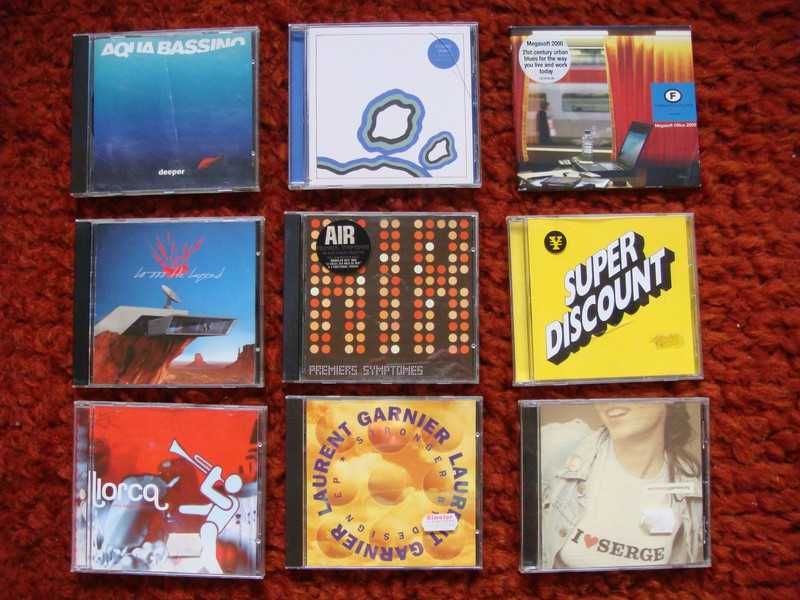 Coleção de 17 CD´s - ´The French Touch"  1996 >2010