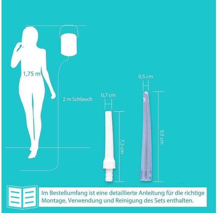 Zestaw Do Czyszczenia Jelita Grubego Premium Stal NIerdzewna