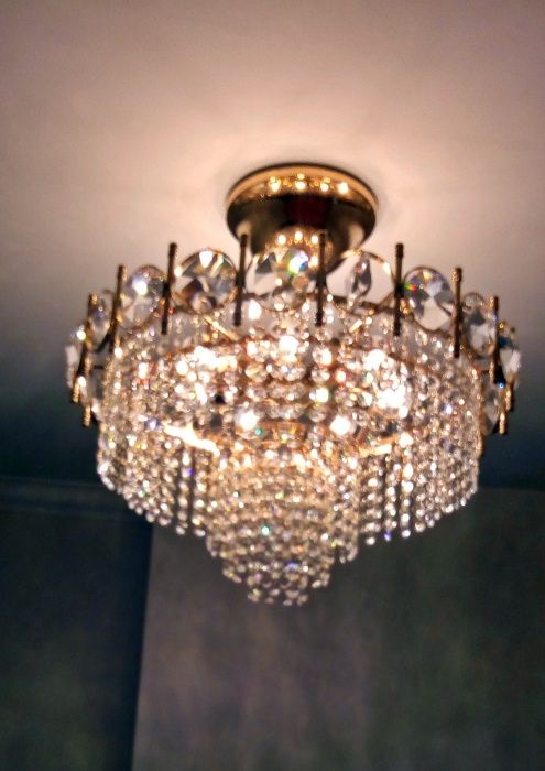 Candeeiro de teto /Lustre cristal