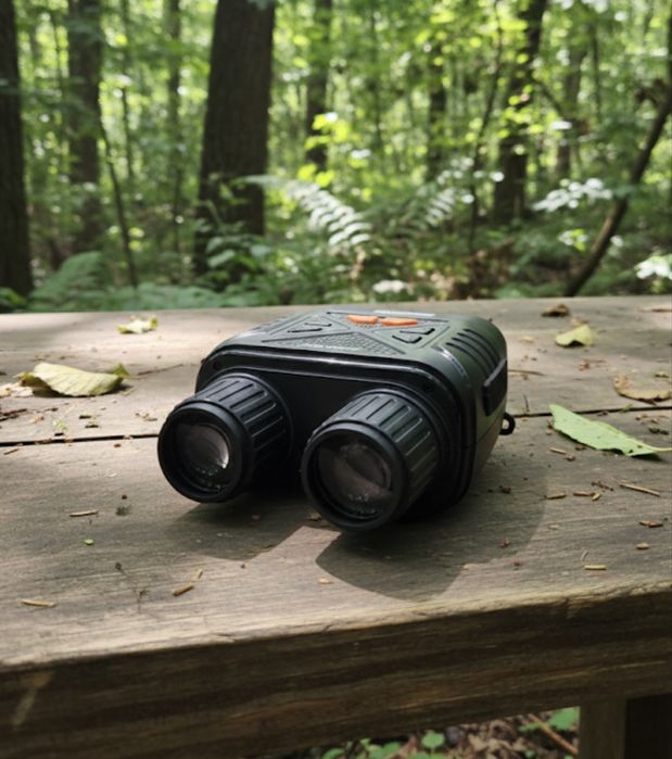 Binóculos Digital com Visão em Infravermelho - Ideal para Caça Noturna