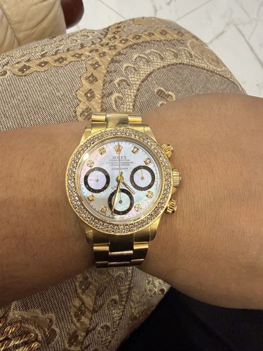 Золотые часы rolex 18k/750 пробы