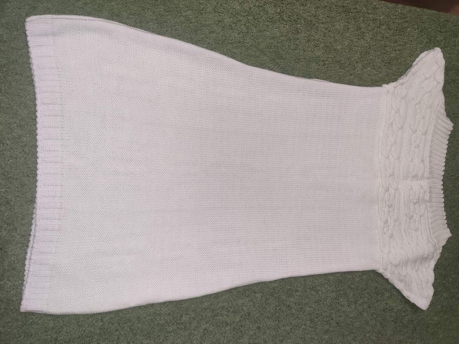 Белое платье туника