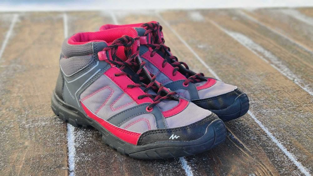 Термо ботинки зимние Quechua кечуа розовые для гор природы