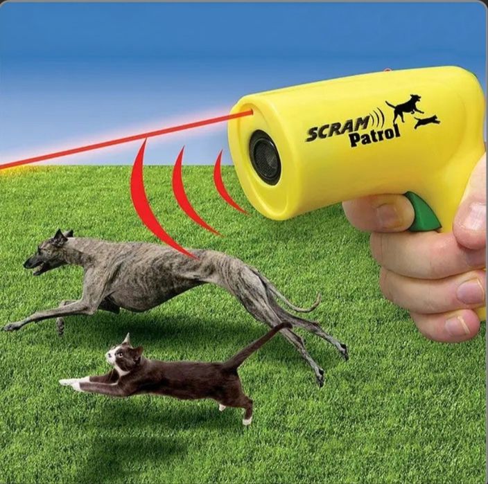 Відлякувач собак ультразвуковий Scram Animal Chaser відстань до 10 мет