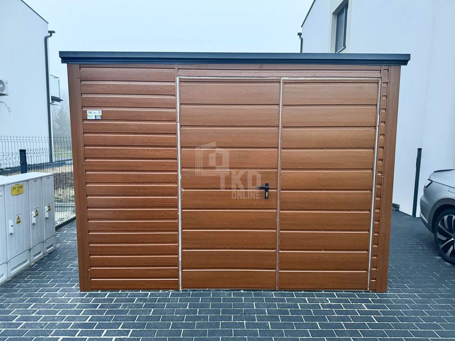 Schowek Domek Ogrodowy 3X2,5M Brama Dach Spad W Tył Tkd314