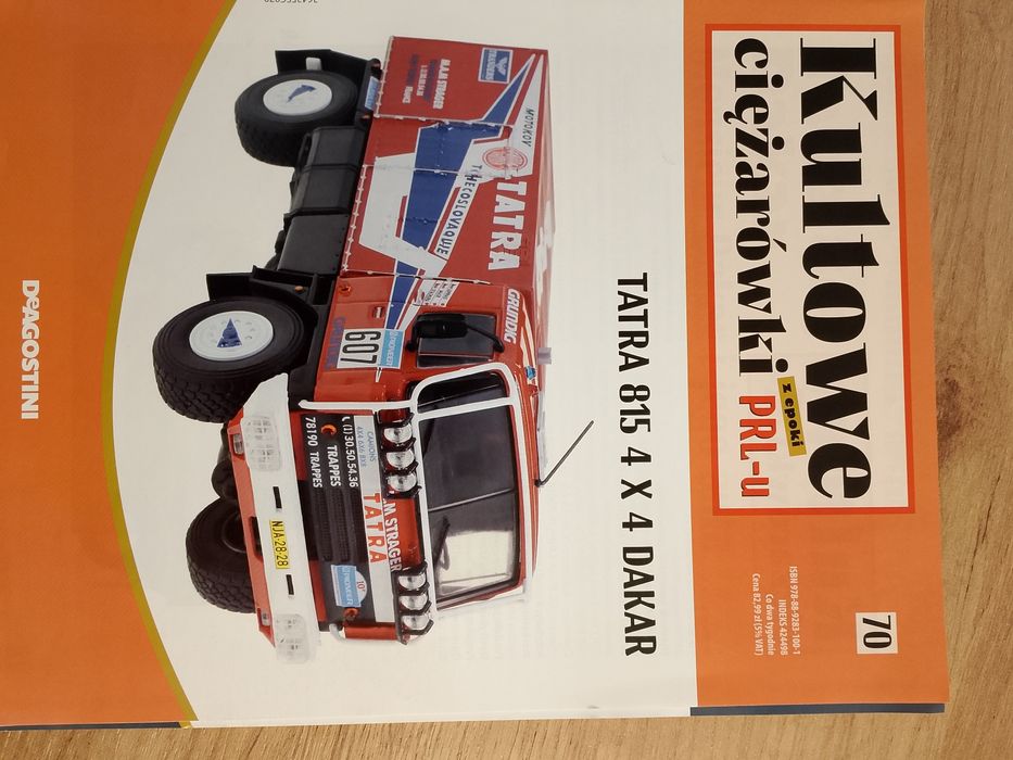 Kultowe ciężarówki prl deagostini Tatra 815 4x4 Dakar nr.70