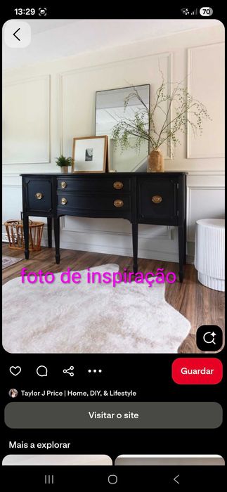 Vendo toucador/consola  antigo a precisar de "mimo". Banco vai junto