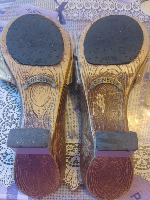 Деревянные босоножки(сабо)