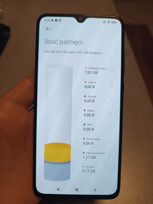 Smartfon Xiaomi Mi 9 Lite 6 GB ram 64 GB rom