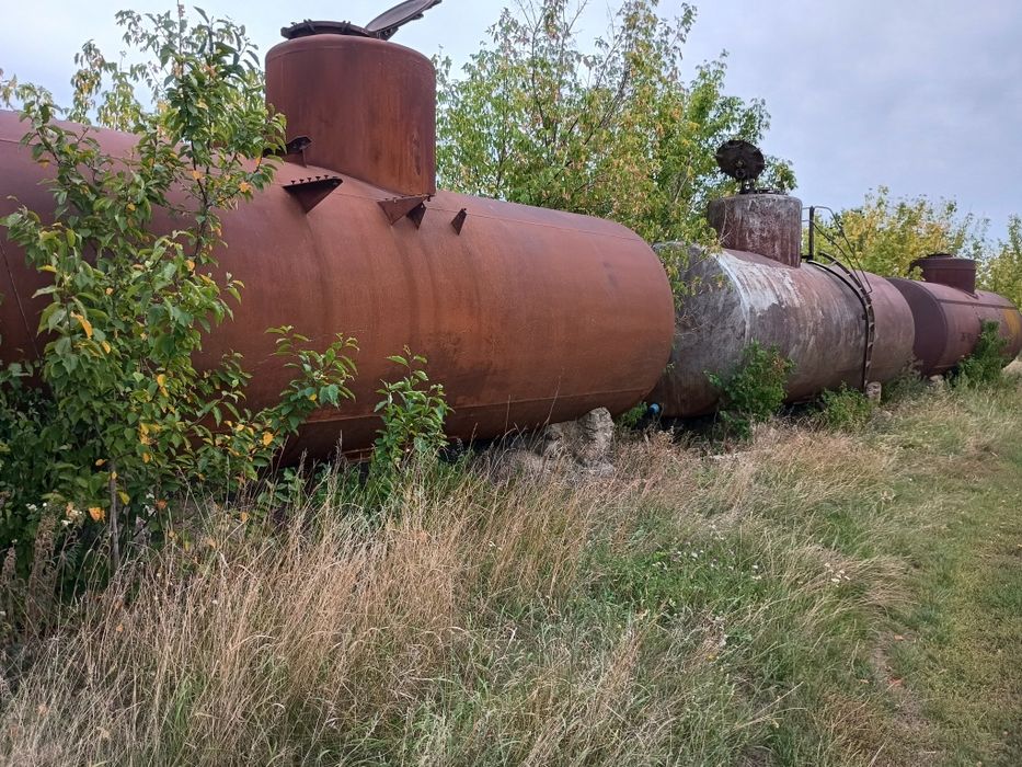 Сталеві бочки резервуари цистерни великого обʼєму для води,кас,пмм