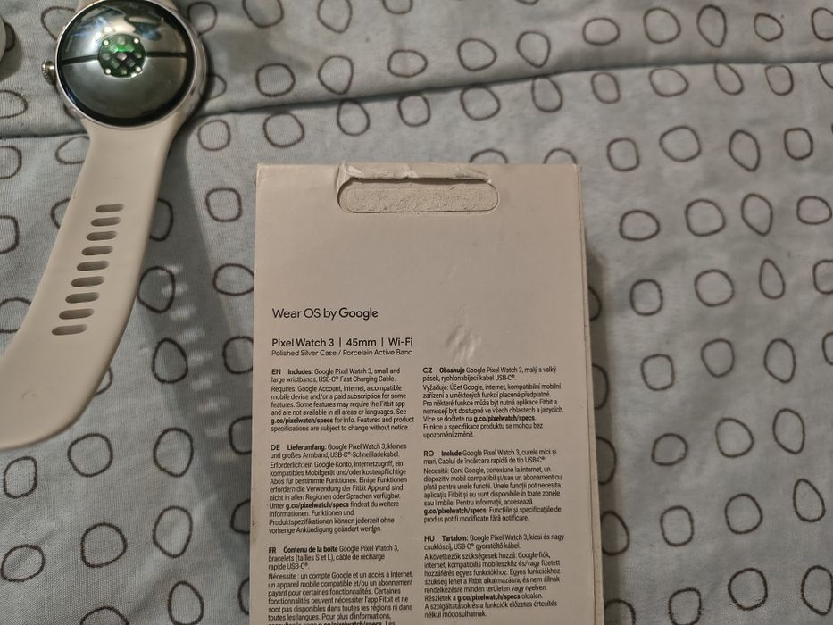 Troco/Vendo Google Pixel Watch 3 45mm com fatura e garantia!