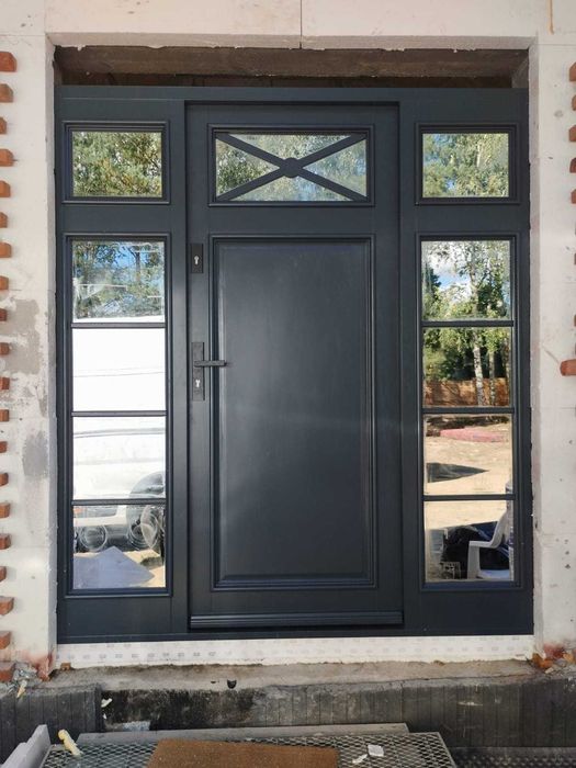 Drzwi zewnętrzne dębowe_ dostawa GRATIS!!_ Pomiar/Montaż/ Dotacja