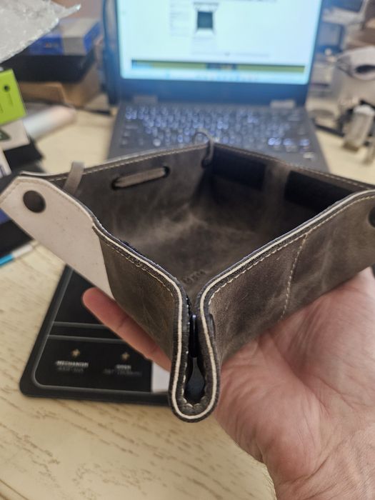 MKM Maniago EDC Foldable Tray, чохол трей з натуральної шкіри