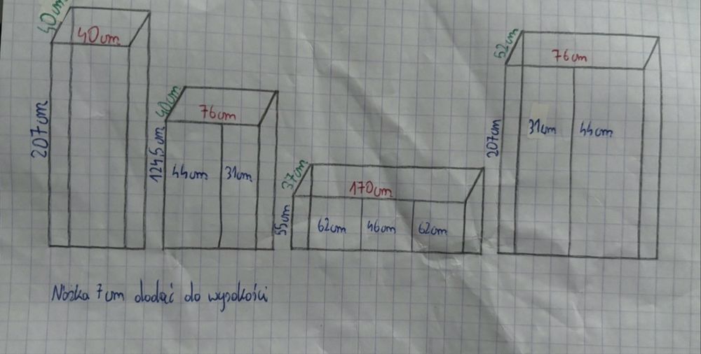 Meble z oświetleniem