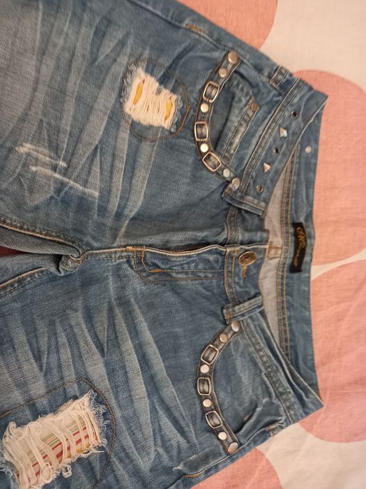 Calção de ganga Sra. L