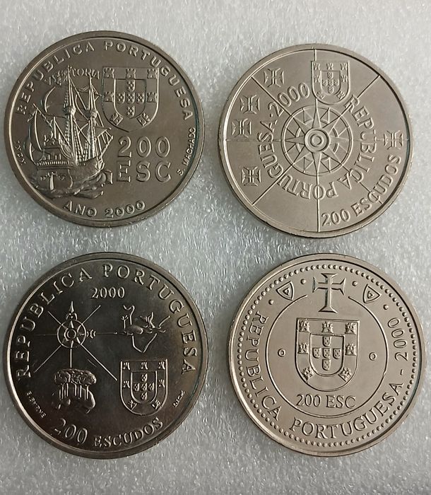 200 Escudos Coins, Year 2000