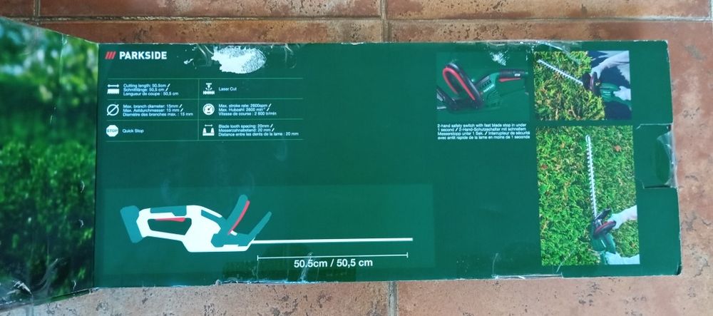 Corta sebes a bateria Parkside 20V