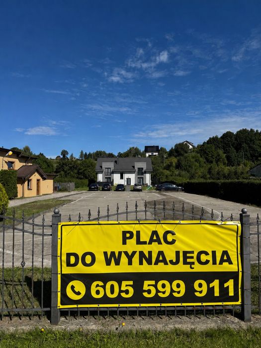 Wynajmę plac utwardzony  500m