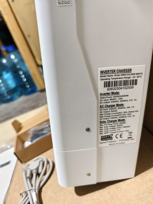 Гібрідний інвертор  EASUN 6.2KW 48v