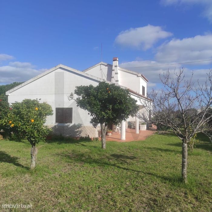 Quinta Com 5.000 M² De Terreno, Pomar E Moradia T4  Quartos — Moita