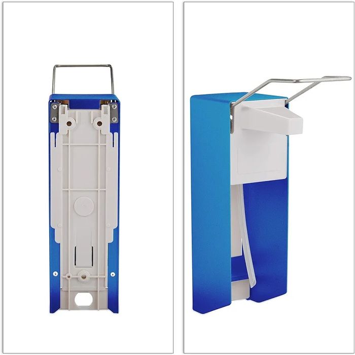 12 szt ścienny dozownik mydła płynu relaxdays 1000ml niebieski dezynfe