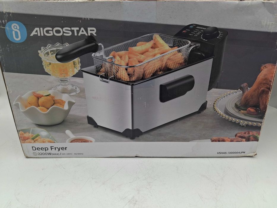 Frytkownica tłuszczowa Aigostar Hey 3,0L 2200W JAK NOWA!