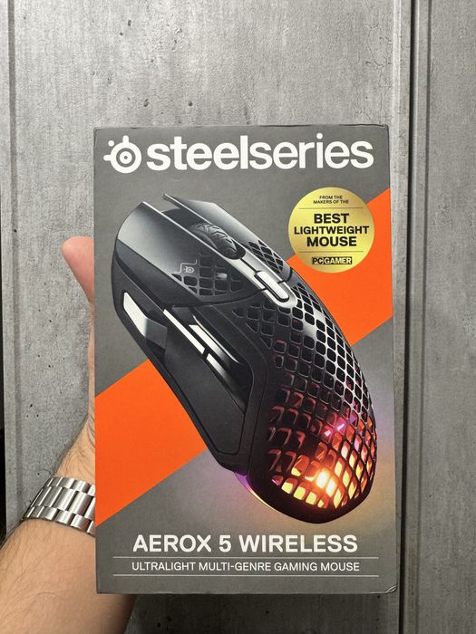 Steelseries aerox 5 wireless беспровідна легка мишка