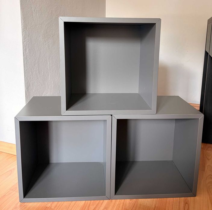Komplet 3 szafek IKEA EKET - gotowe do powieszenia
