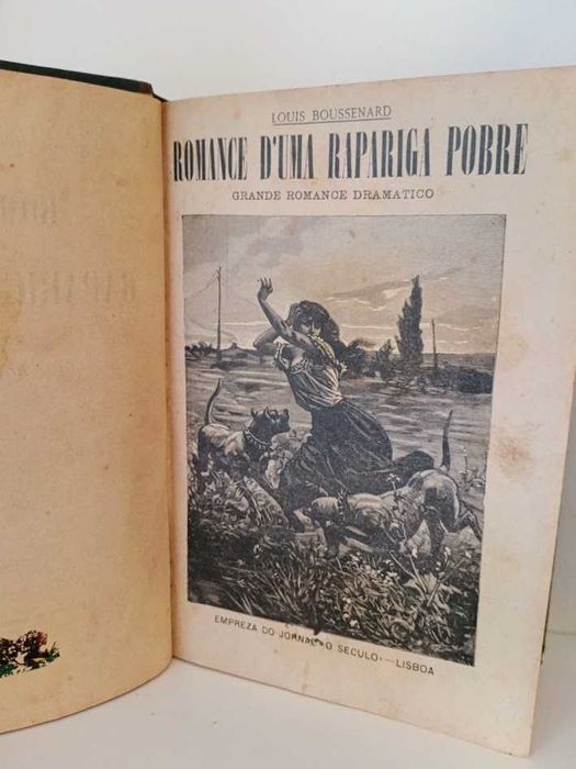 Livro do século XIX Romance D’Uma Rapariga Pobre