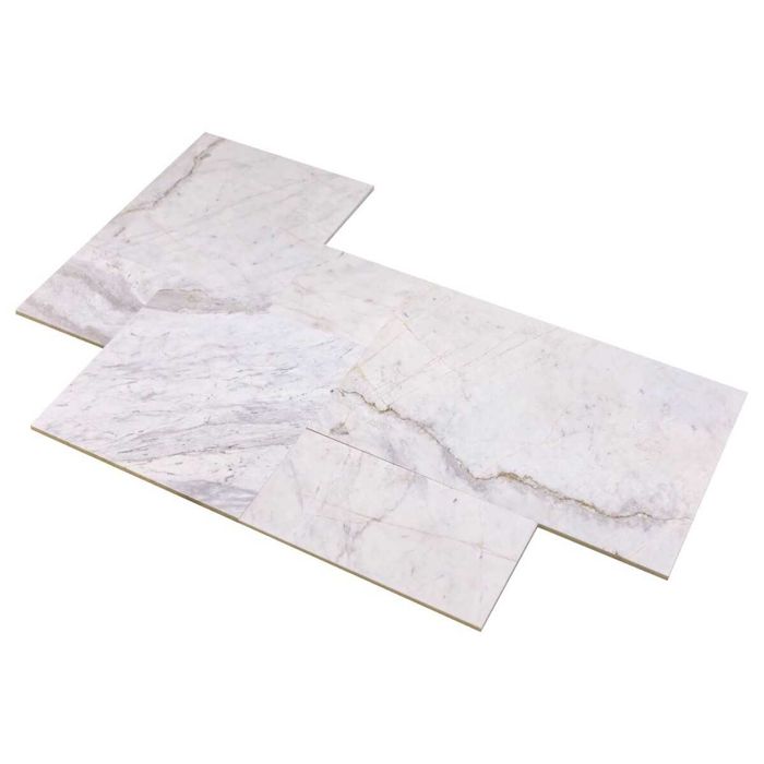 Płytki Marmur Volakas polerowany komplet 0,742 m2 marmury