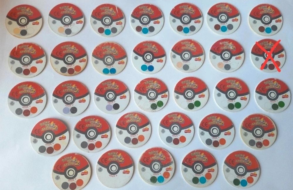 Pokemon Tazos attack / ataque 2 - venda à unidade