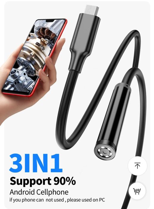 Endoscopio para Android e PC