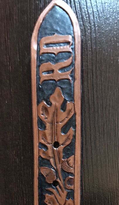 Pas skórzany ze skóry bydlęcej 40mm