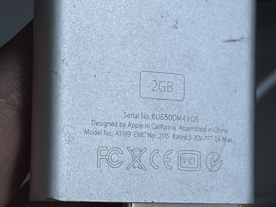 Ipod nano 2 geracao 2GB A1199 silver